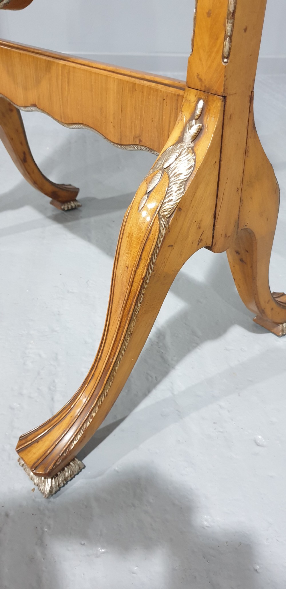Superb Walnut Cheval Mirror View VIII