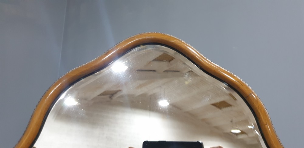 Superb Walnut Cheval Mirror View XIII