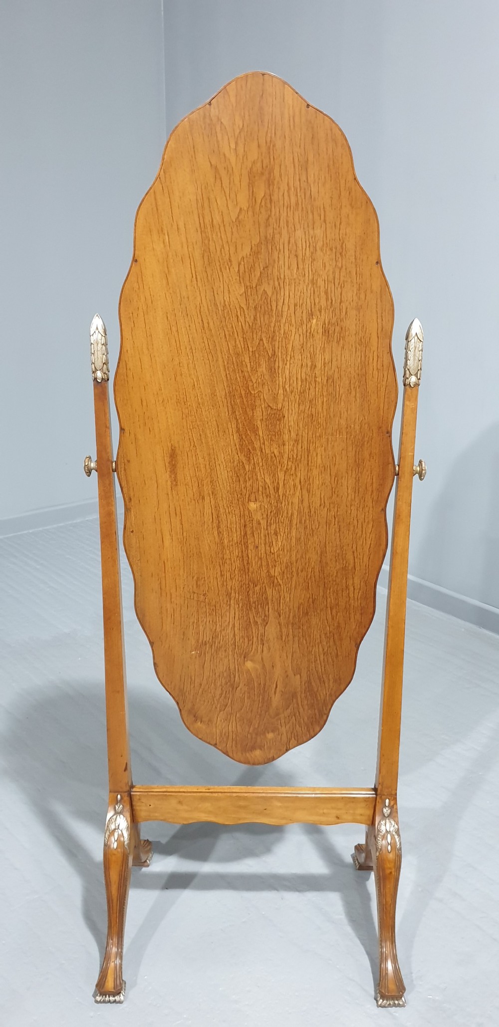 Superb Walnut Cheval Mirror View XVI