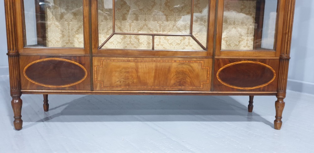 Top Quality Inlaid Mahogany Display Cabinet View II