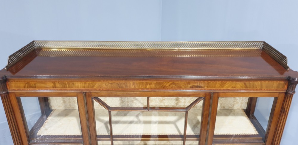 Top Quality Inlaid Mahogany Display Cabinet View IV