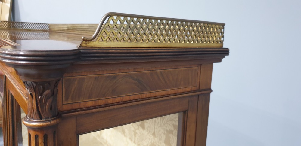 Top Quality Inlaid Mahogany Display Cabinet View IX