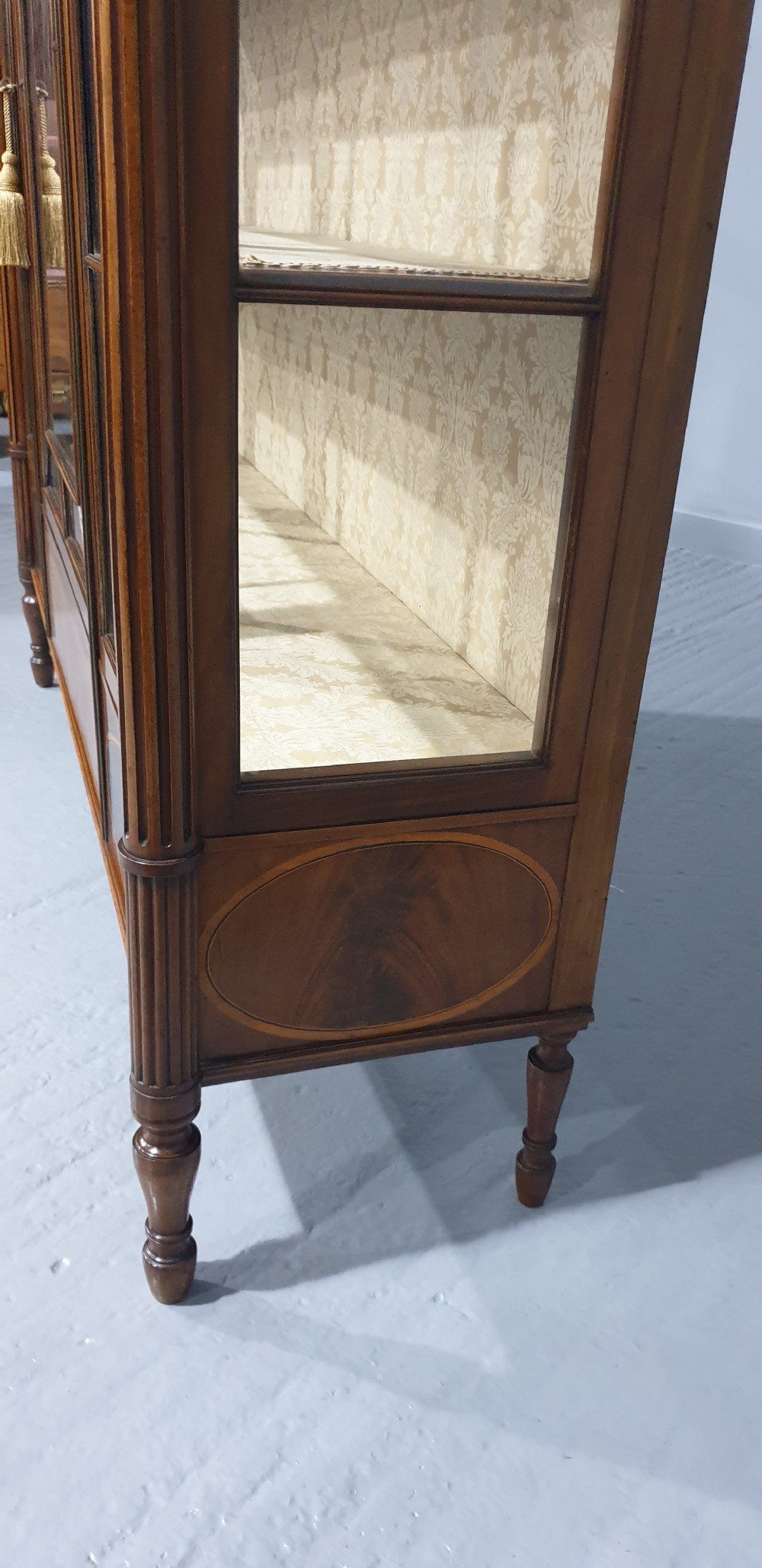 Top Quality Inlaid Mahogany Display Cabinet View X
