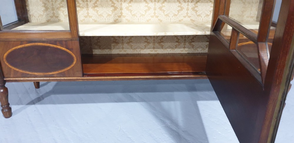 Top Quality Inlaid Mahogany Display Cabinet View XII