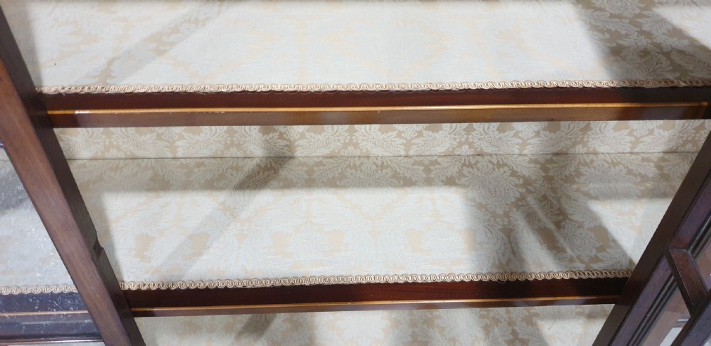 Top Quality Inlaid Mahogany Display Cabinet View XIII