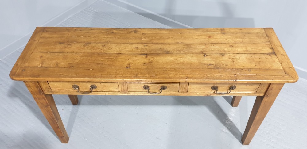 Super Pine Console Side Table View IV