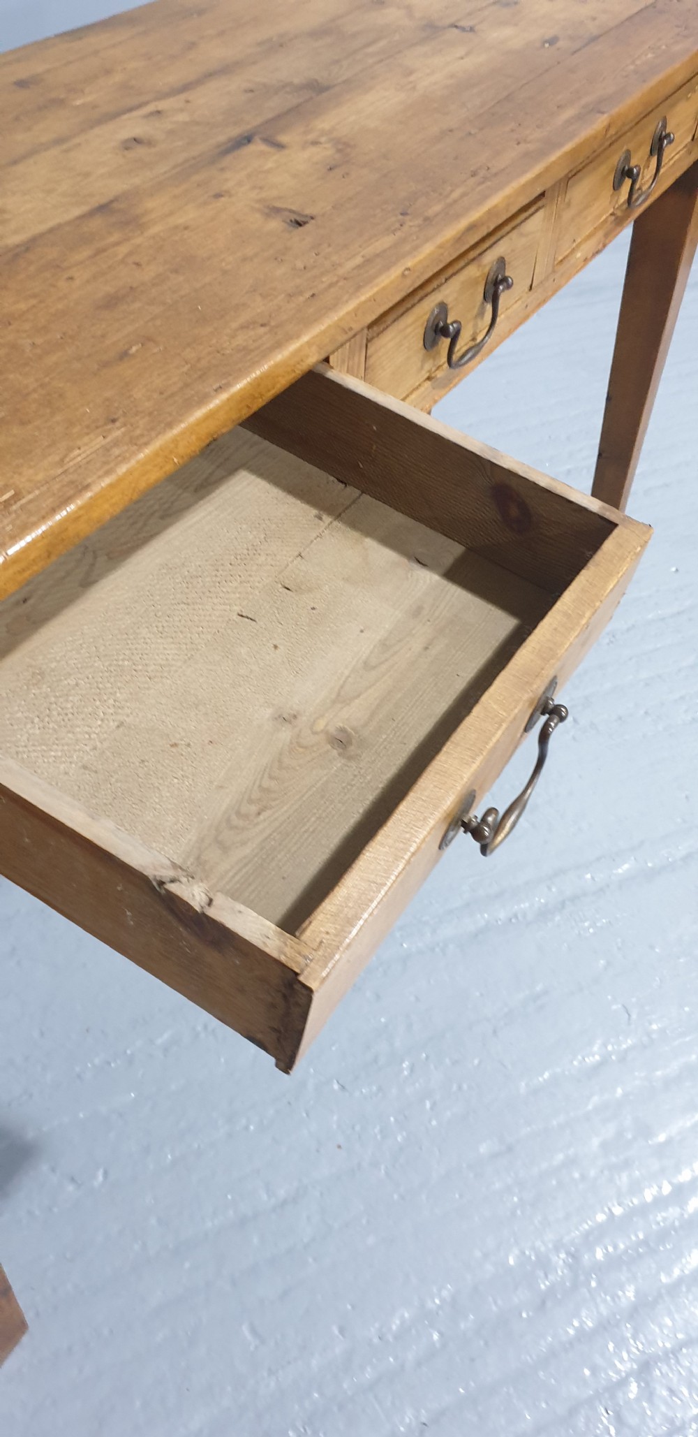 Super Pine Console Side Table View V