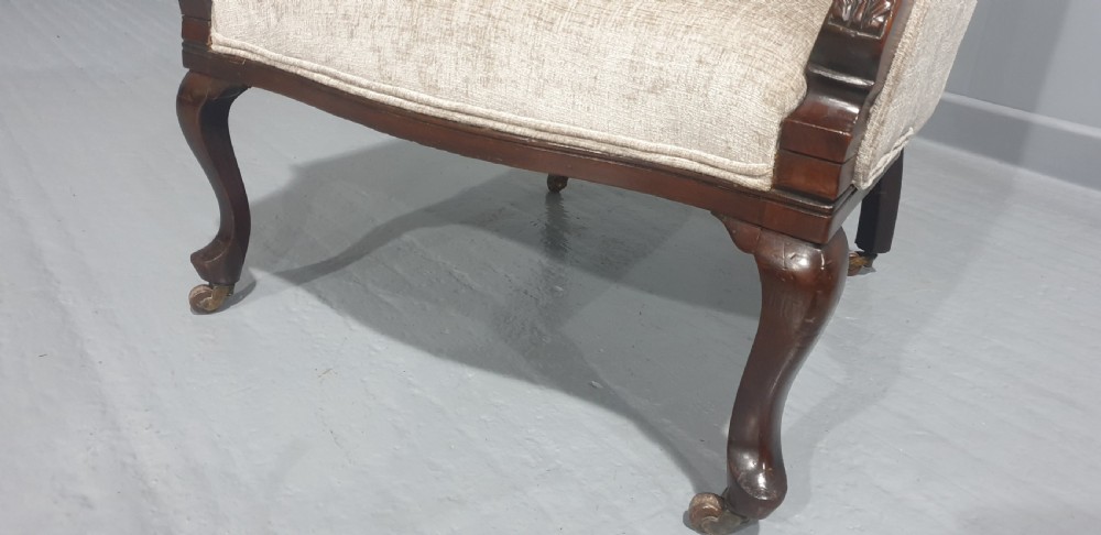 Lovely Mahogany Library Easy Chair View IV