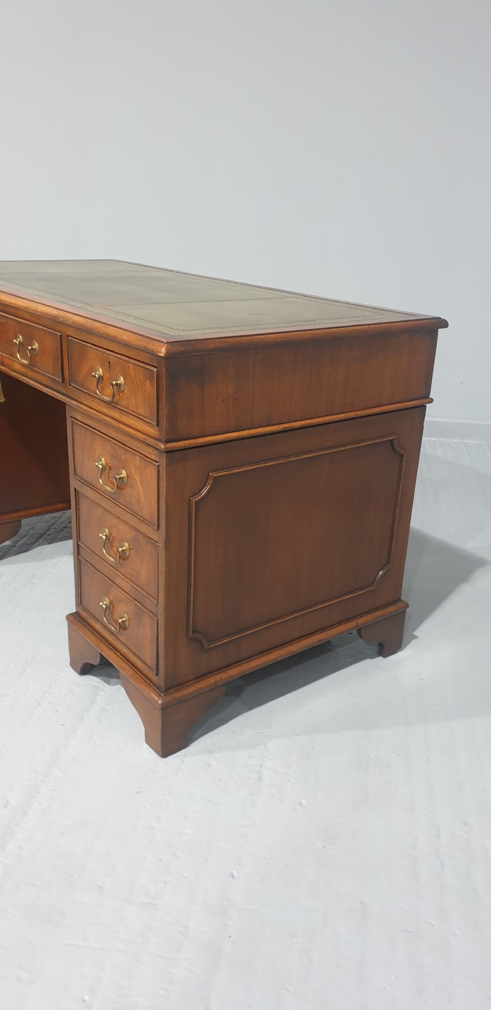 Mahogany Pedestal Desk View IV
