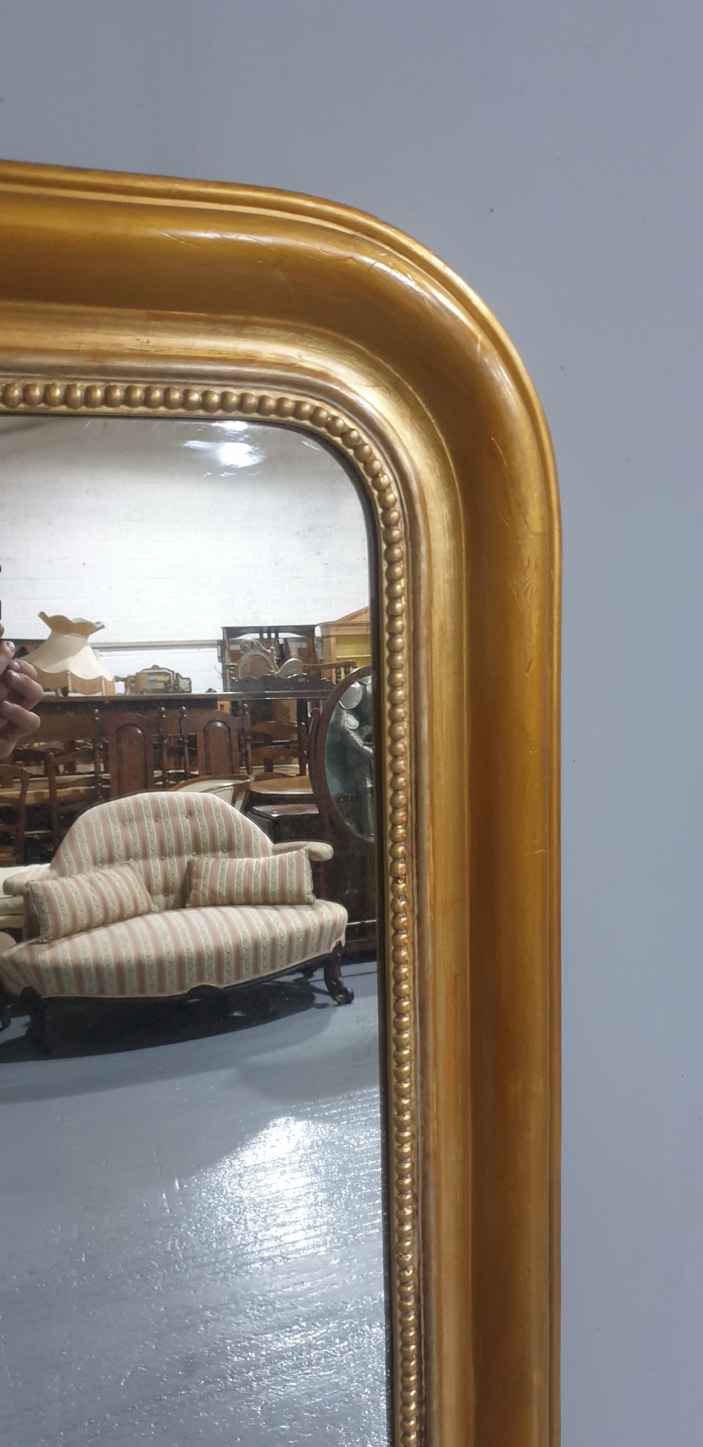 Large Pair French Louis Phillipe Mirrors View IV