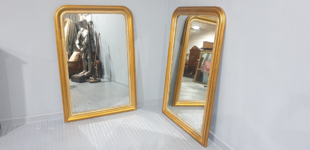 Large Pair French Louis Phillipe Mirrors View X