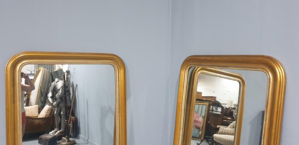 Large Pair French Louis Phillipe Mirrors View XI