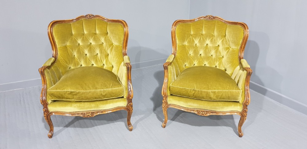 Wonderful Pair French Armchairs View II