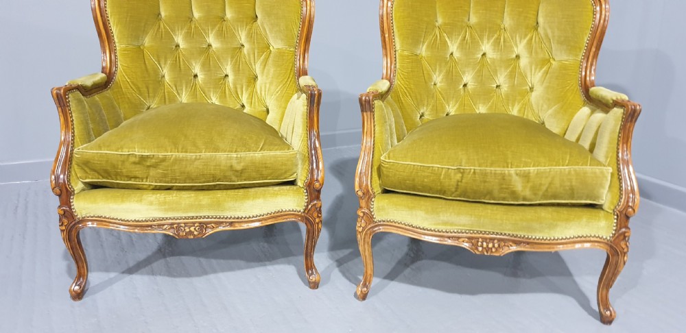 Wonderful Pair French Armchairs View V