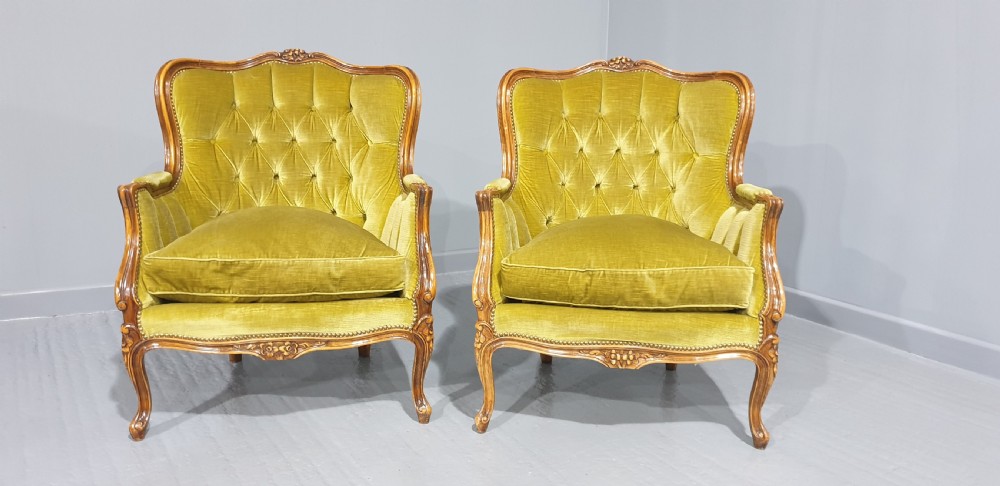 Wonderful Pair French Armchairs View VII