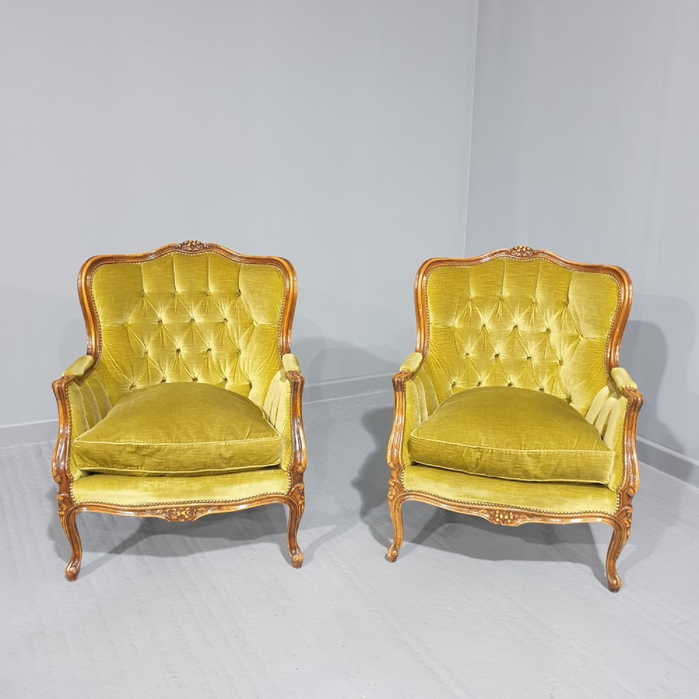 Wonderful Pair French Armchairs
