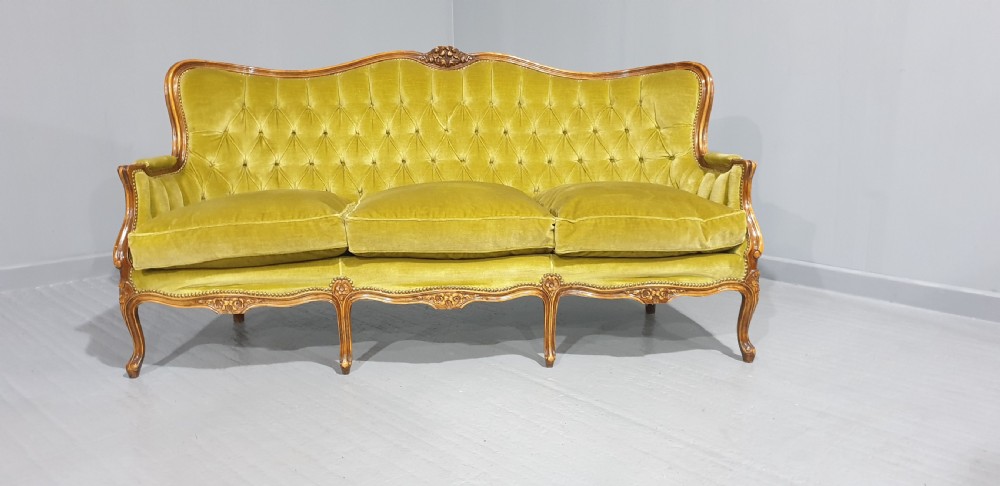 Wonderful French Curved Sofa View III