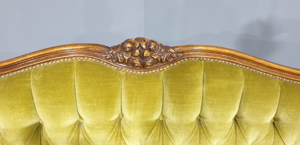 Wonderful French Curved Sofa View IV