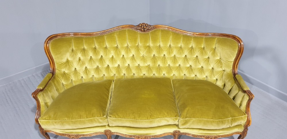 Wonderful French Curved Sofa View V