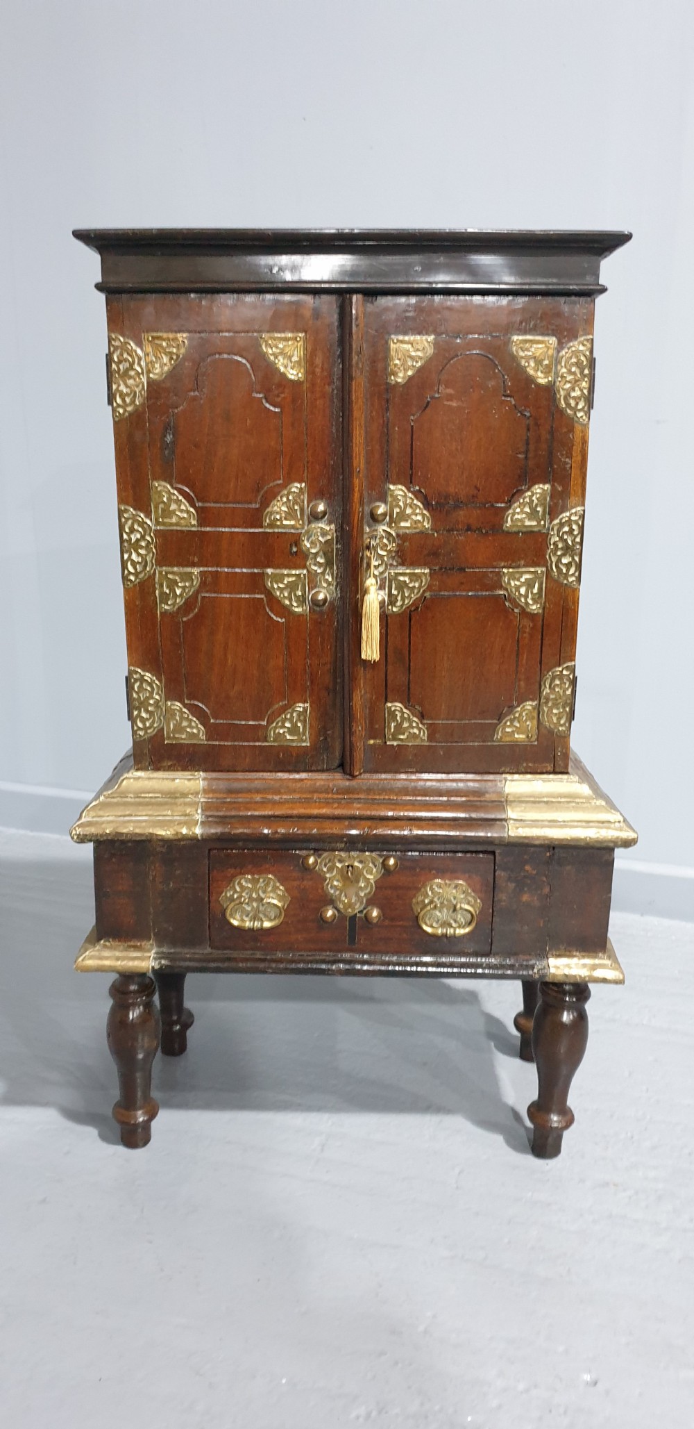 Antique Indian Cupboard on Stand View II