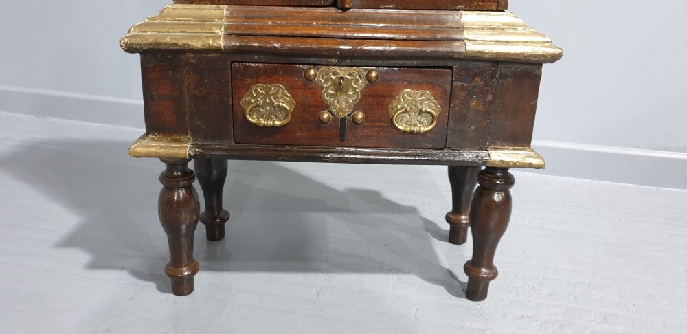 Antique Indian Cupboard on Stand View III