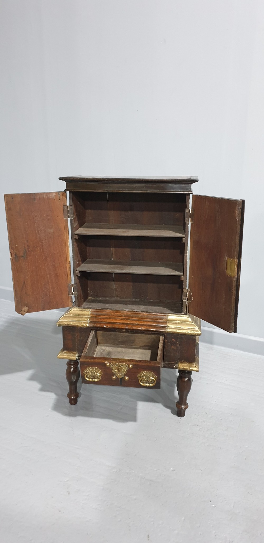 Antique Indian Cupboard on Stand View VI