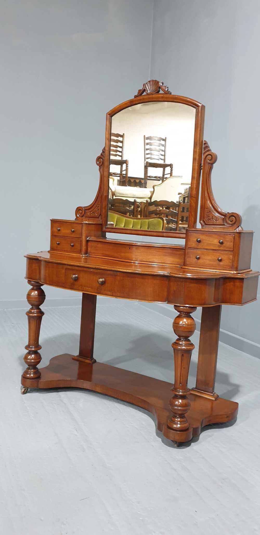 Victorian Mahogany Duchess Dressing Table View VI