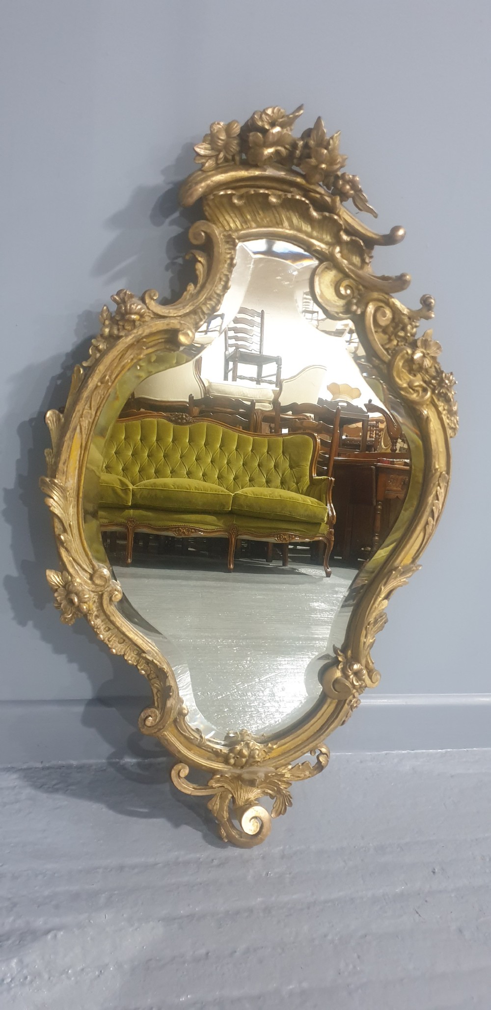 Early Victorian Gilt Mirror View II