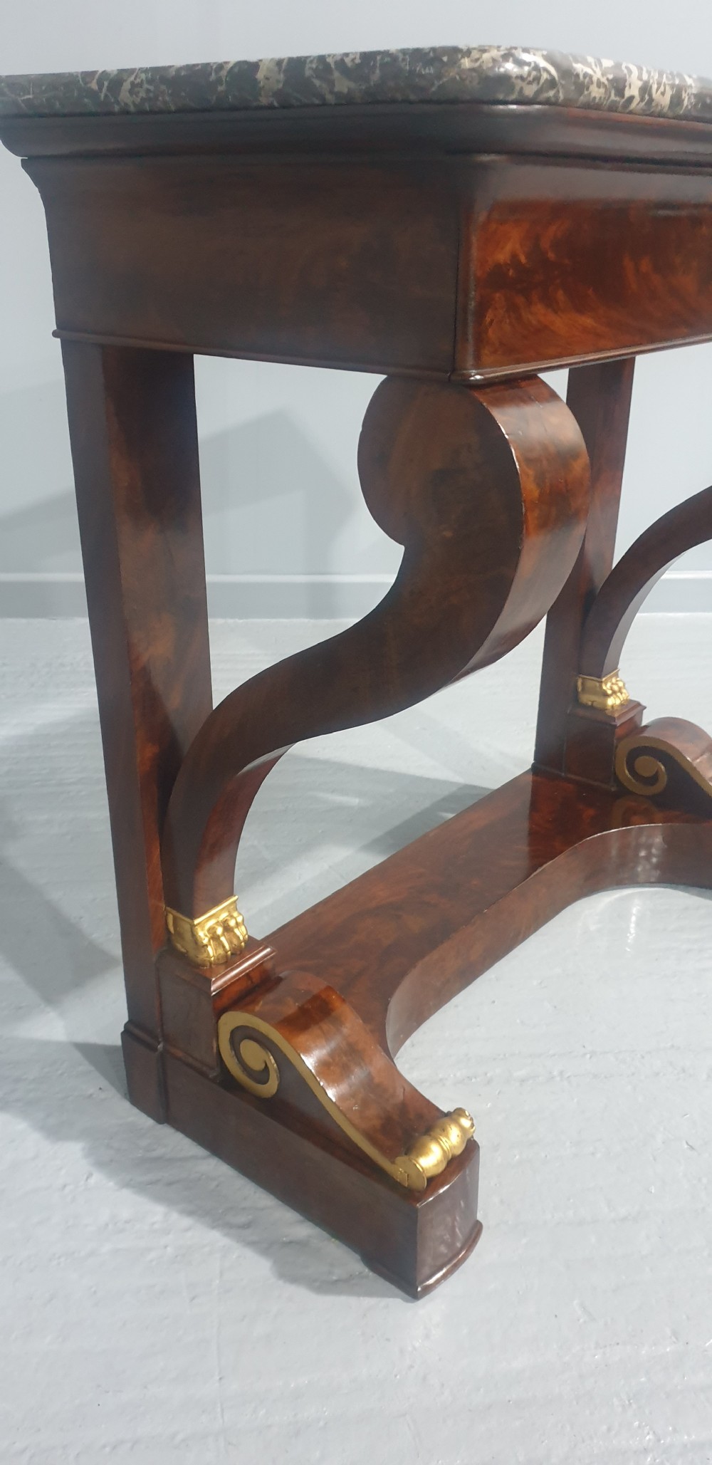 Super French Mahogany Console Table View VI