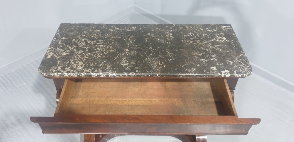 Super French Mahogany Console Table View IX