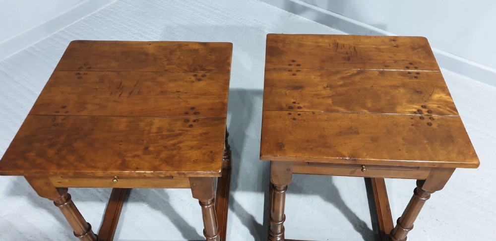 Pair French Lamp Tables View V