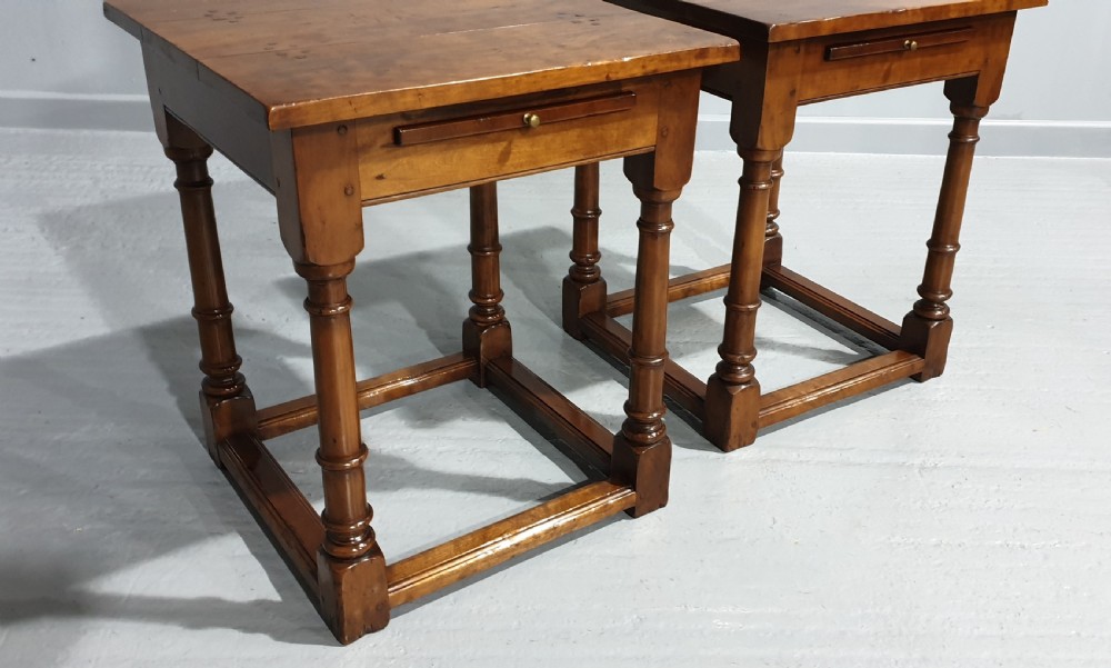 Pair French Lamp Tables View VI