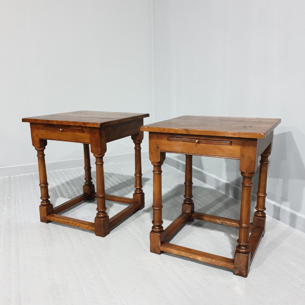 Pair French Lamp Tables