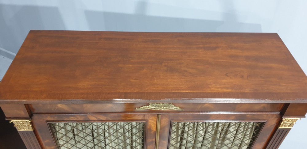 Superb Pair Regency Bookcases View VII