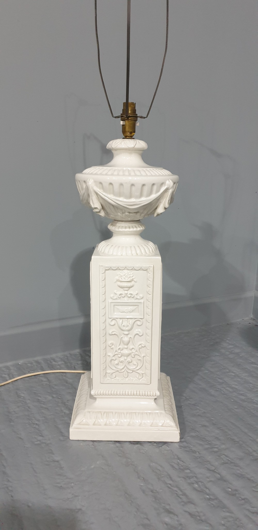 Large Pair Porcelain Table Lamps View III