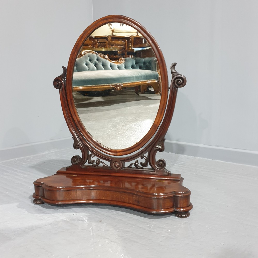 Superb Mahogany Dressing Table Mirror