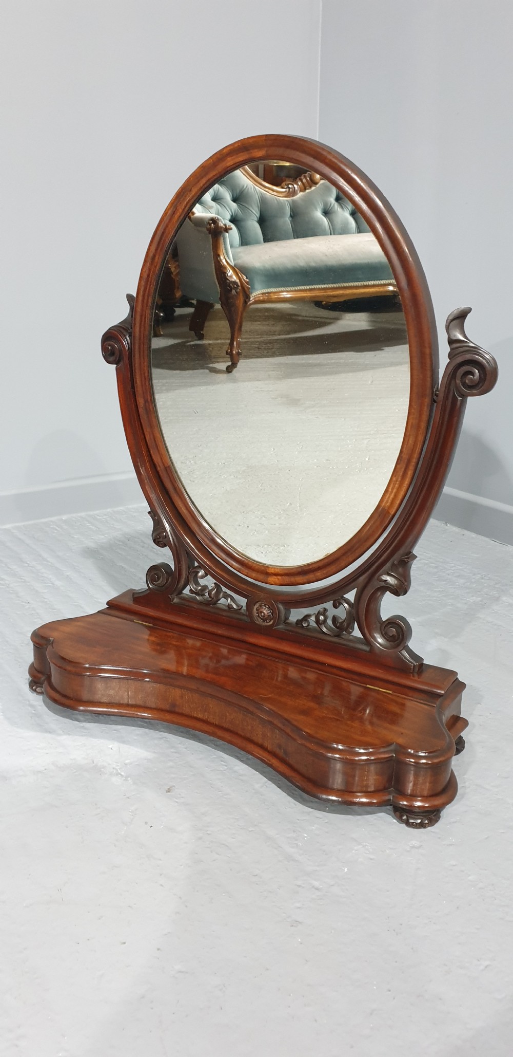 Superb Mahogany Dressing Table Mirror View VI