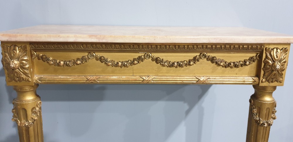 Very Good French Gilt Console Table View III