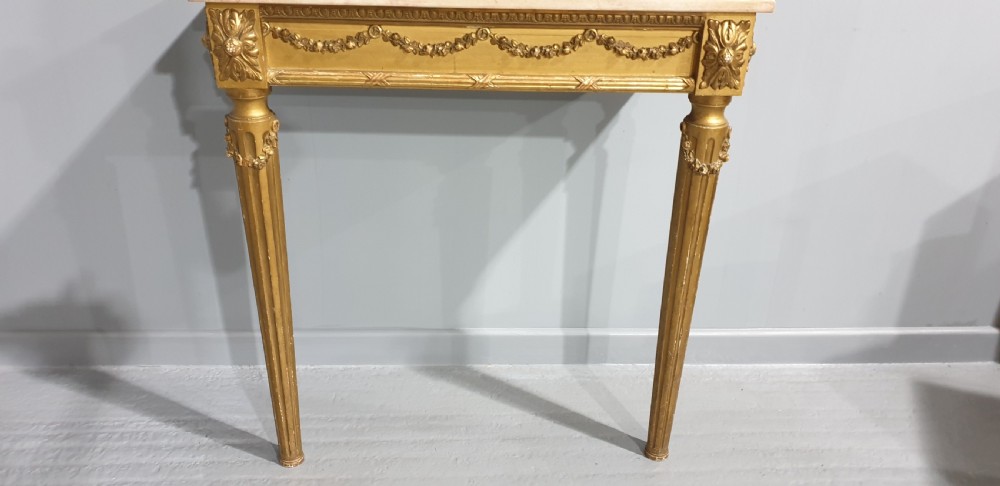 Very Good French Gilt Console Table View IV