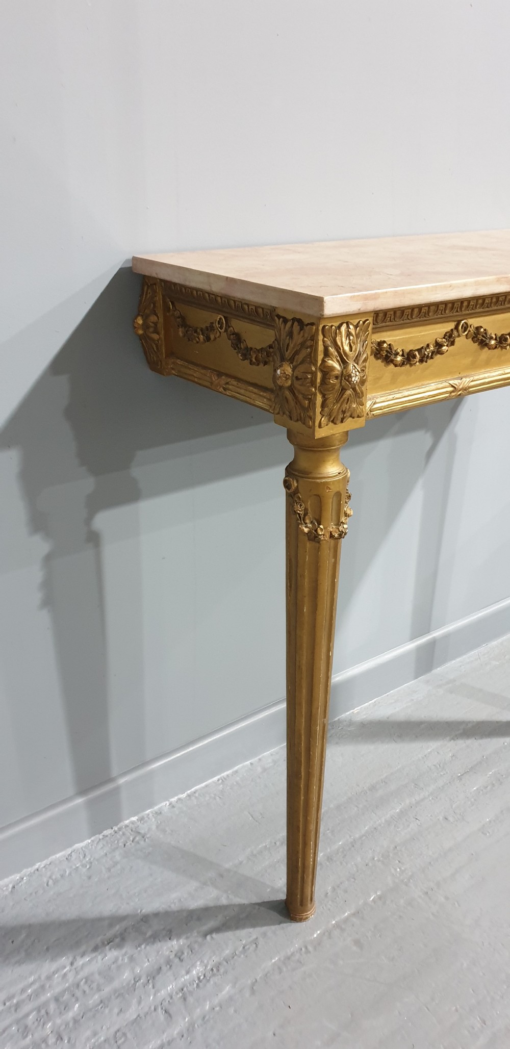 Very Good French Gilt Console Table View V