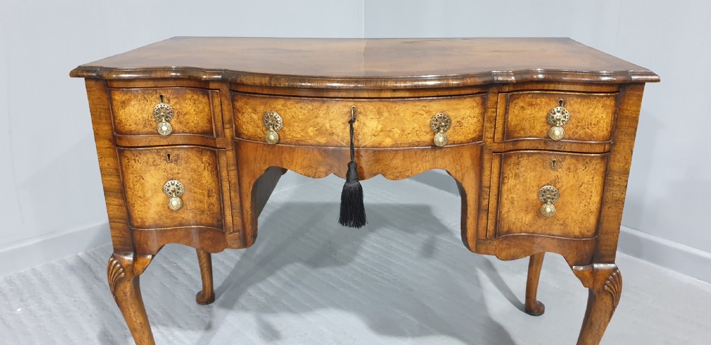 Superb Burr Walnnut Desk View IV