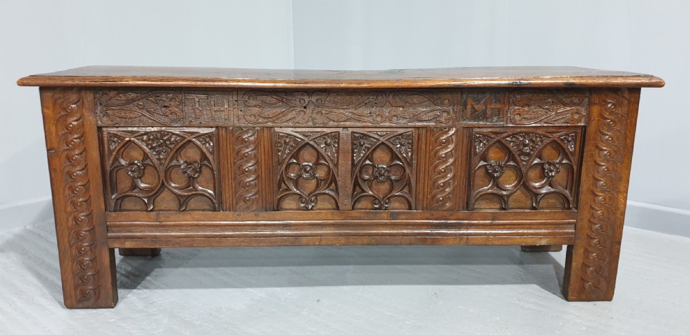 Very Nice Geogian Oak Coffer View II