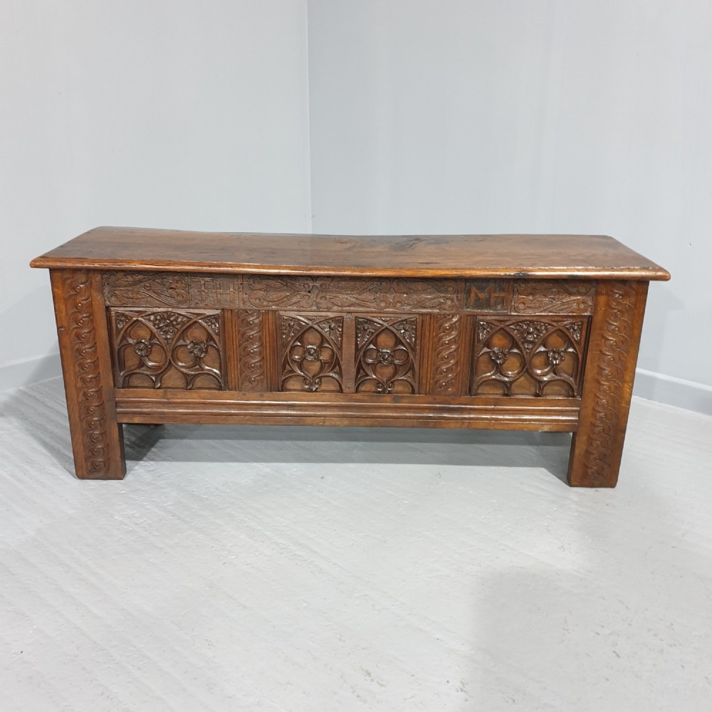 Very Nice Geogian Oak Coffer
