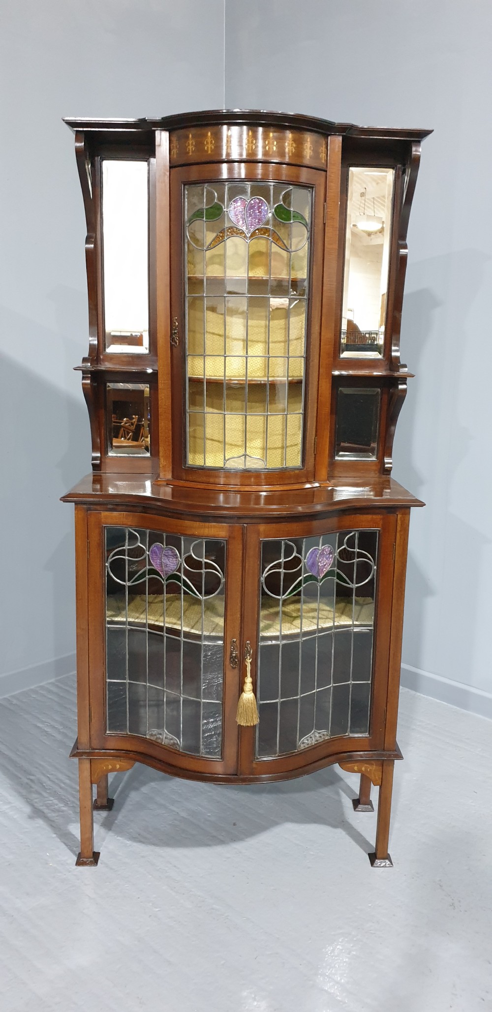Super Art Noveau Display Cabinet View III