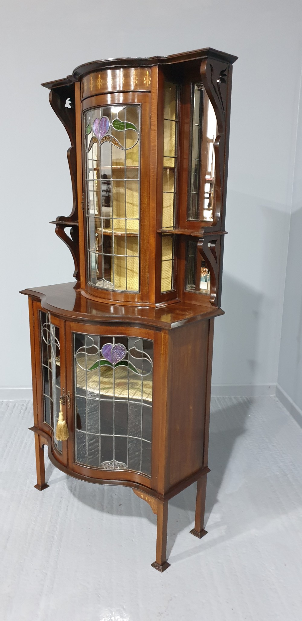 Super Art Noveau Display Cabinet View XI