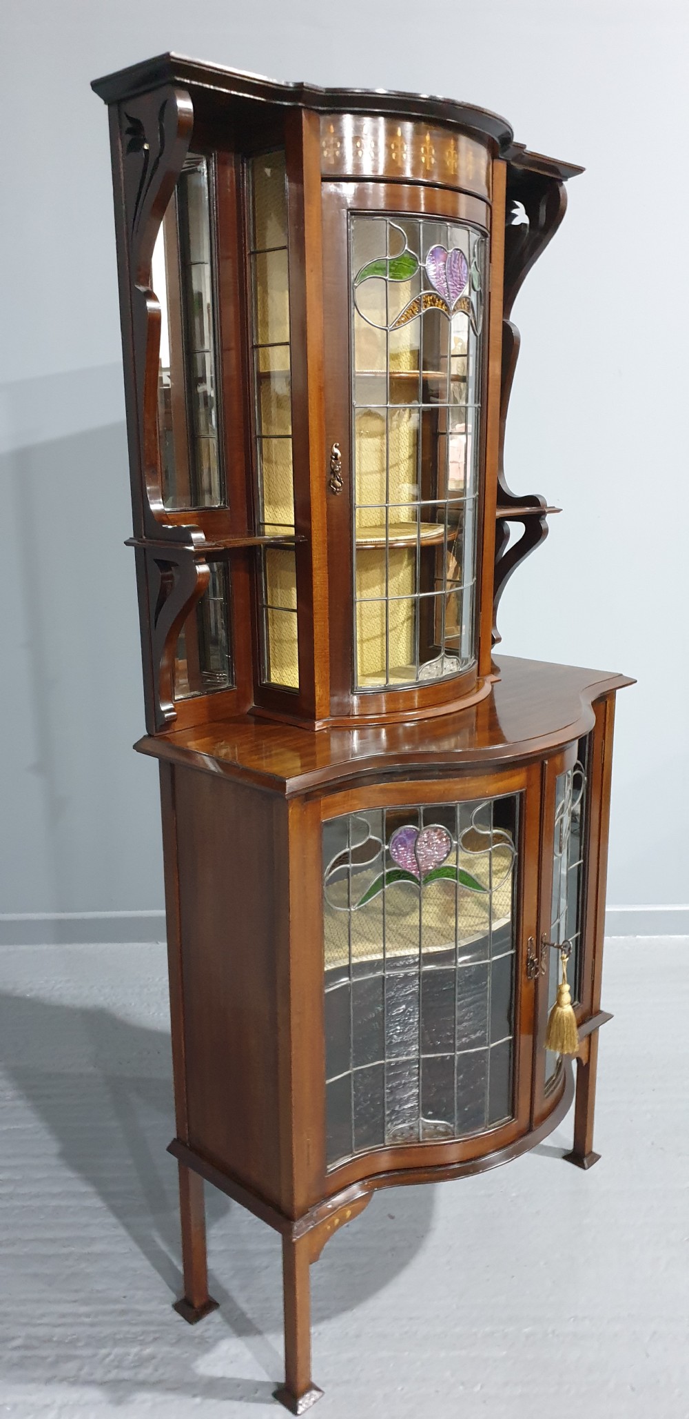 Super Art Noveau Display Cabinet View XII