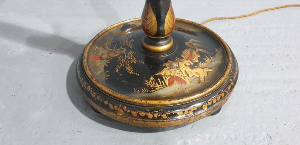 Three Bulb Chinoiserie Standard Lamp View VII