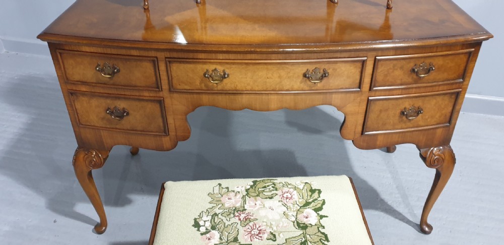 Superb Burr Walnut Dressing Table View IV
