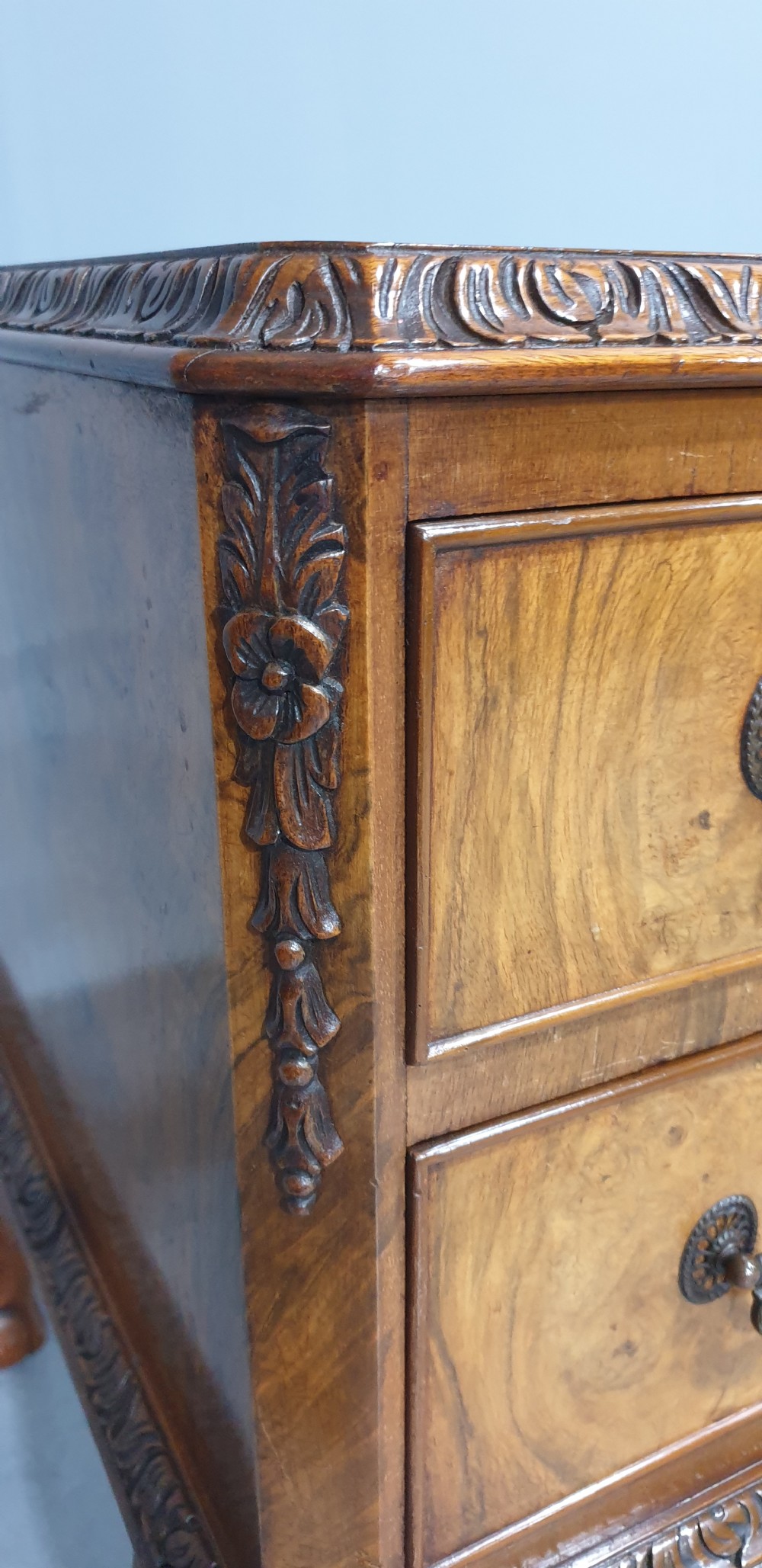 Top Quality Burr Walnut Writing Desk View XI