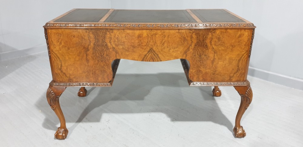 Top Quality Burr Walnut Writing Desk View XII